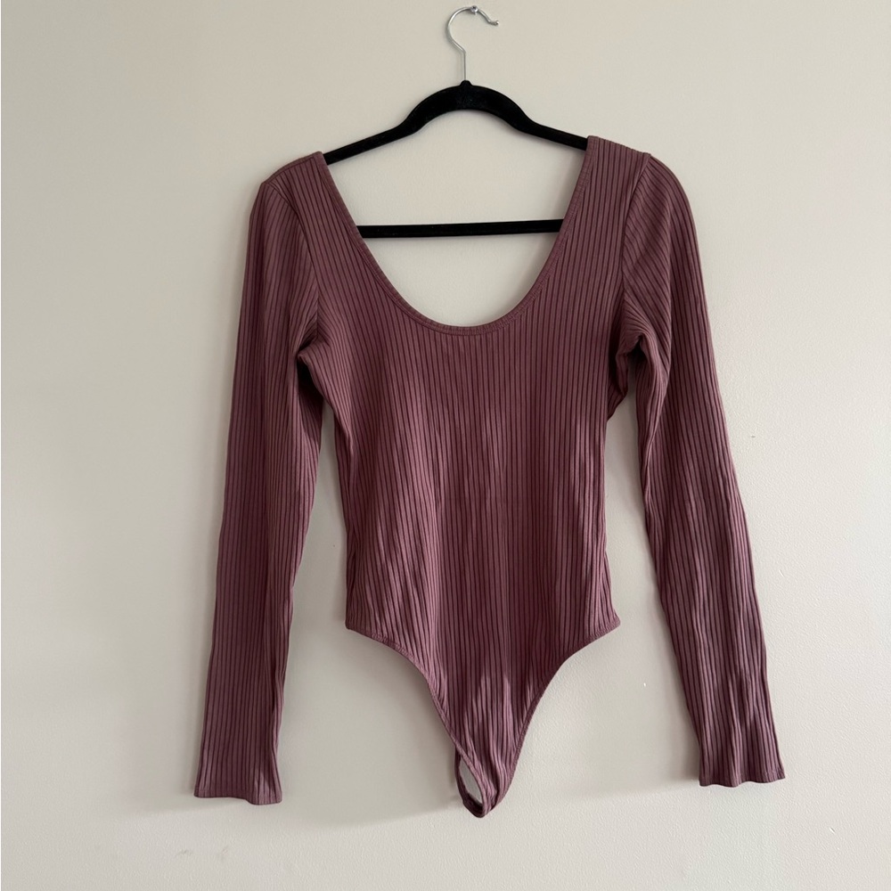 Wilfred Dusty Brown Ribbed Bodysuit